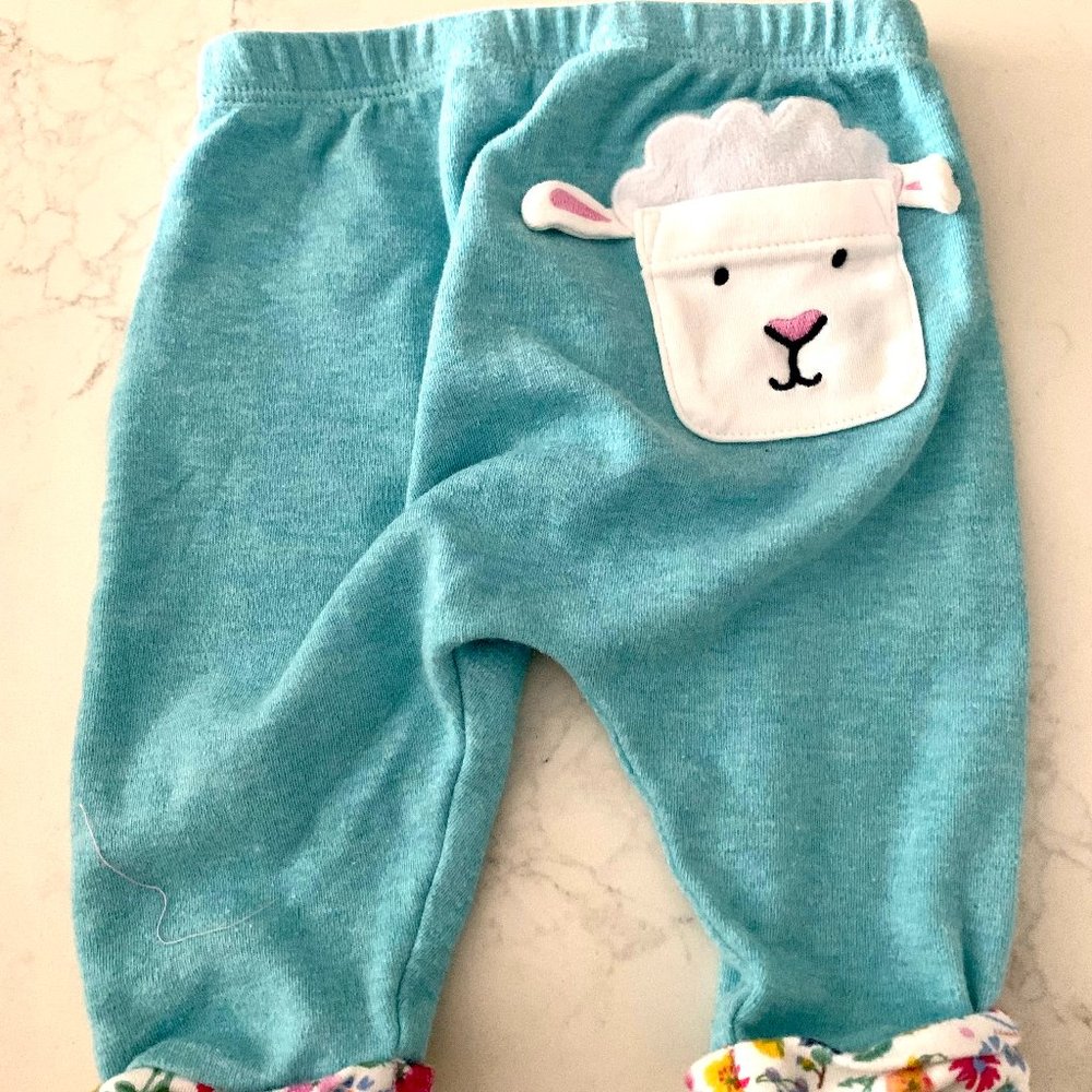 Joules Organic Cotton Pants - Sheep